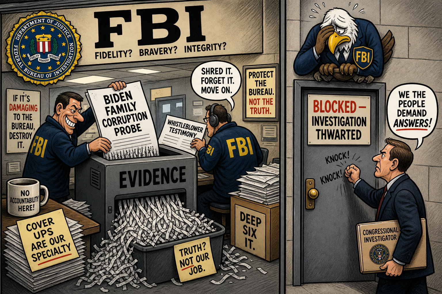 The FBI Tried to Thwart the Biden Family Corruption Probe. Here Is What They Actually Did.