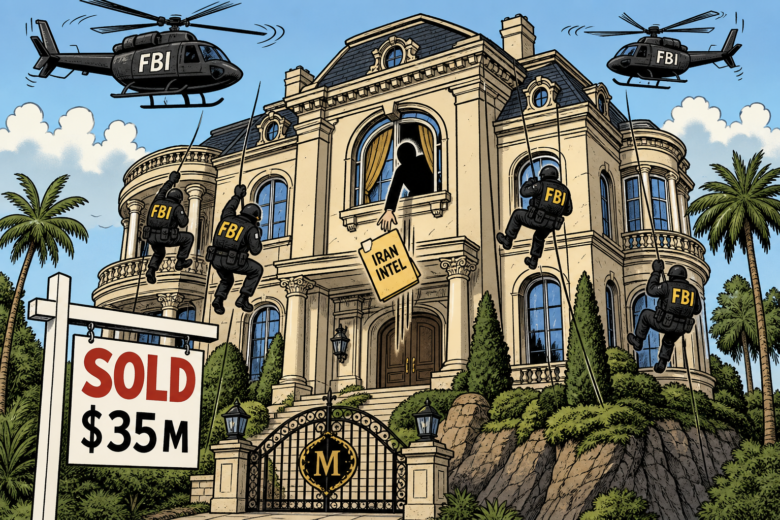 FBI Seizes $35M Newport Coast Mansion. The CEO Inside Allegedly Funneled 250+ Tons of US Tech to Iran's Nuclear Program.