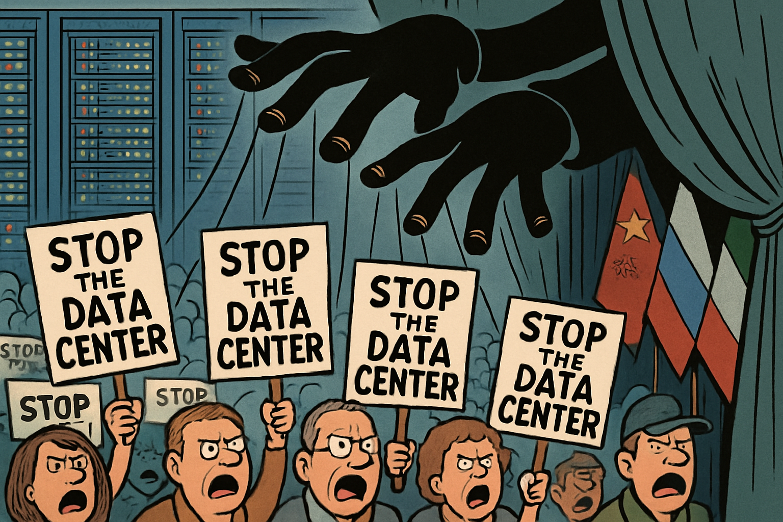 Is Foreign Money Fueling the War on American Data Centers? A Disputed Report Says Yes