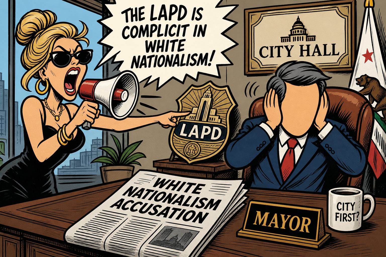 Karen Bass Said Nothing as Kathy Griffin Accused LAPD Officers of Touching Her 'Inappropriately.'
