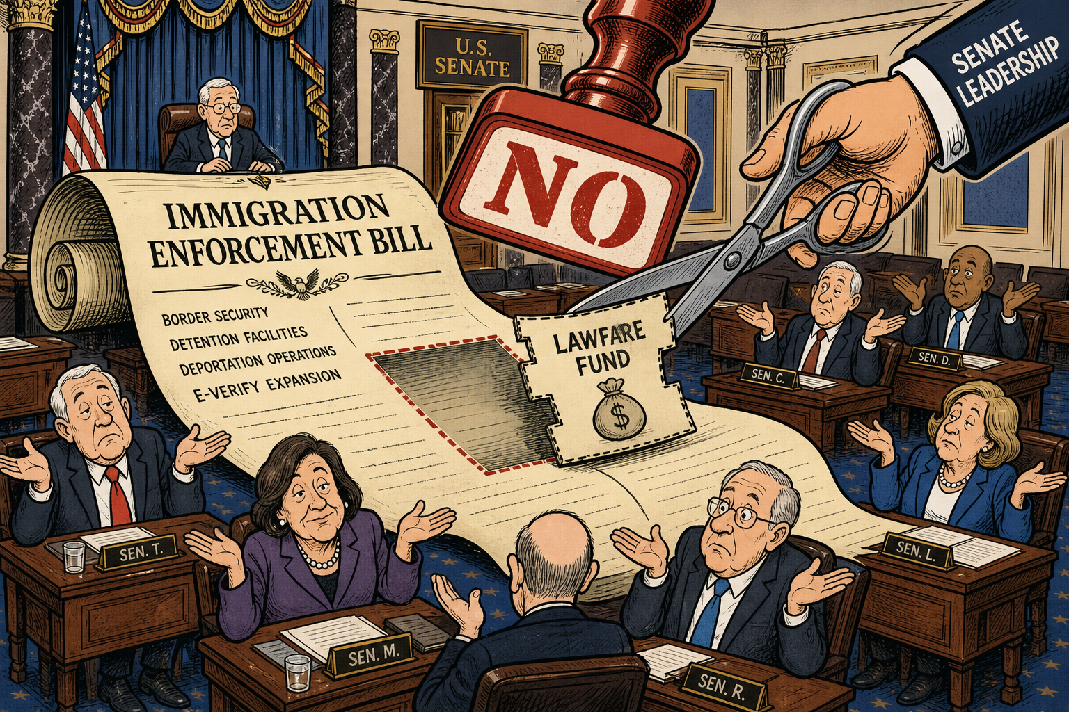 Senate Passes $70 Billion to Fund the Largest ICE and Border Buildup in US History.