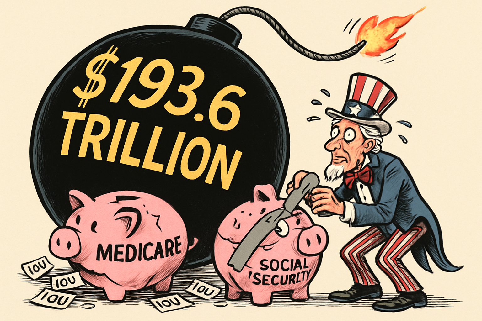 Fiscal Doomsday: $193.6 Trillion in Unfunded Medicare and Social Security Promises